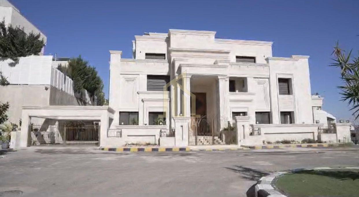 تملك قصر حديث في أرقى مناطق عبدون قرب السفارات على شارعين