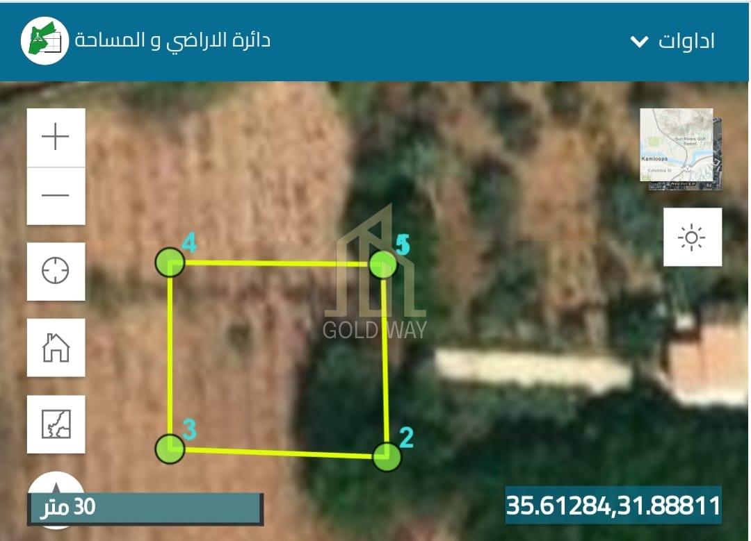 ارض للبيع في اجمل مناطق السلط بمساحة 650م بسعر مميز جدااا