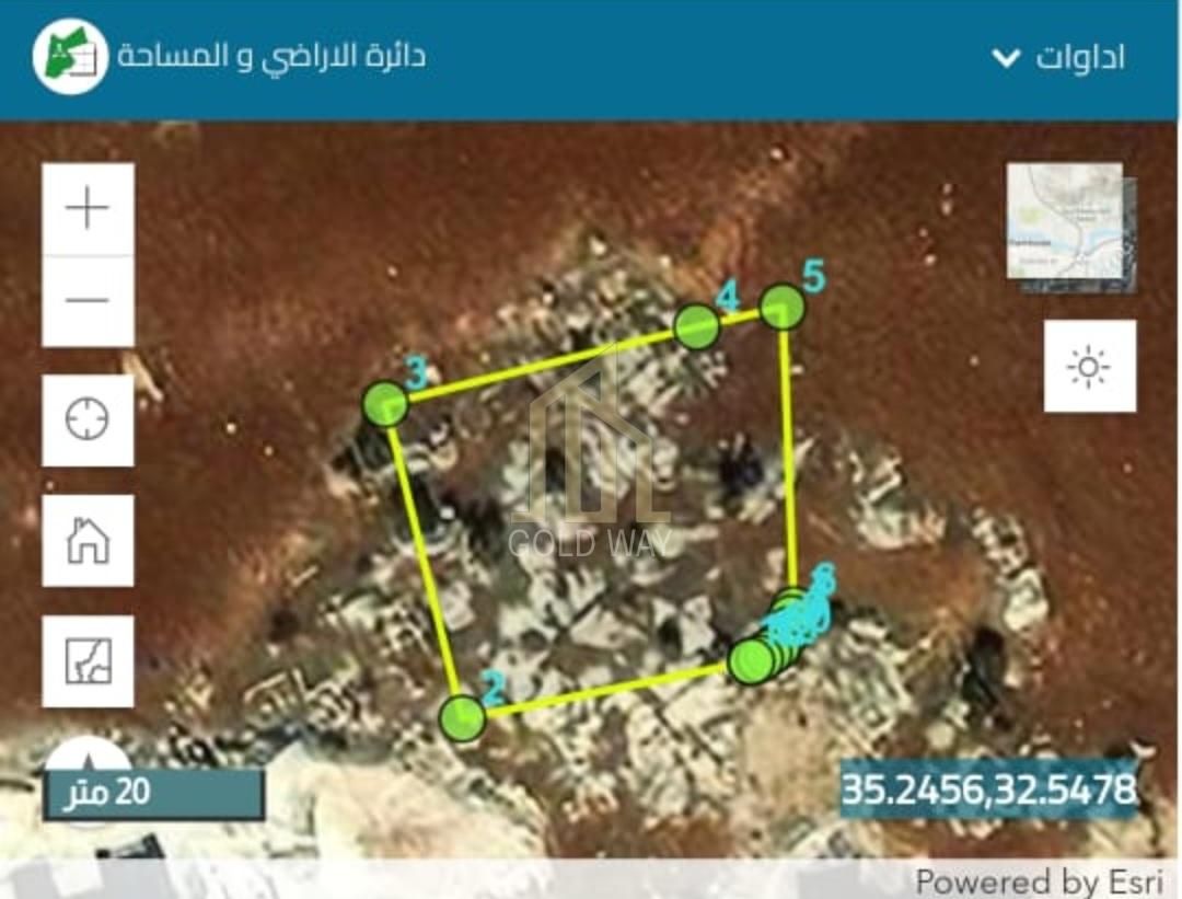 ارض للبيع على شارعين في اجمل مناطق شفا بدران بمساحة 970م