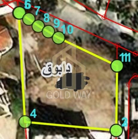 قطعة أرض مميزة للبيع 838م سكن(أ) خاص في أرقى مناطق دابوق