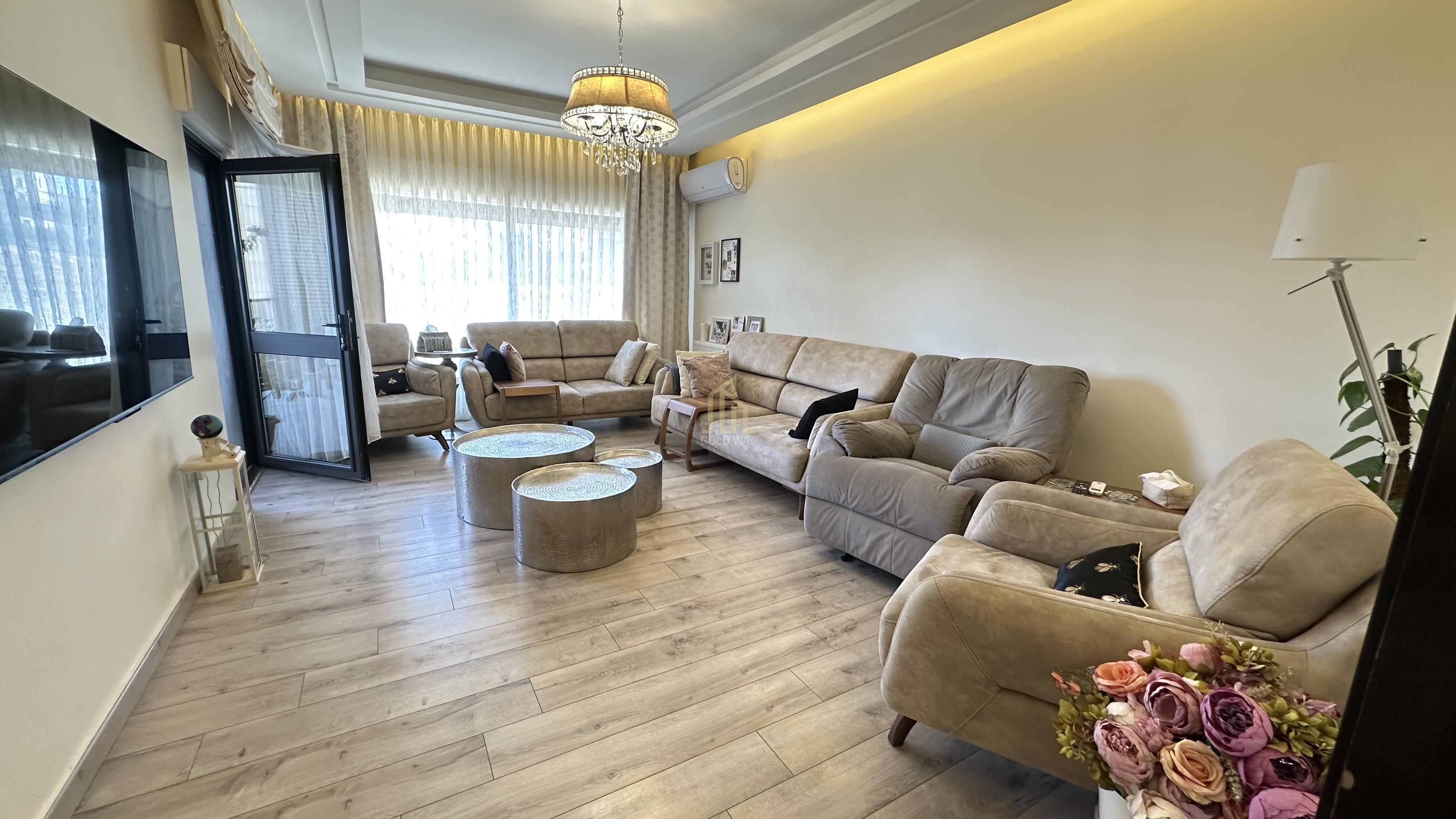 بإطلالة مميزة وموقع مميز تملك شقة تستحق المشاهدة طابق أول 162م مفروشة في أجمل مناطق دير غبار