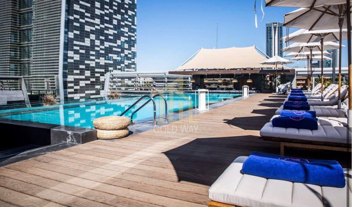 في أجمل مناطق أبراج العبدلي شقة طابق أول مفروشة 68م بتشطيبات راقية