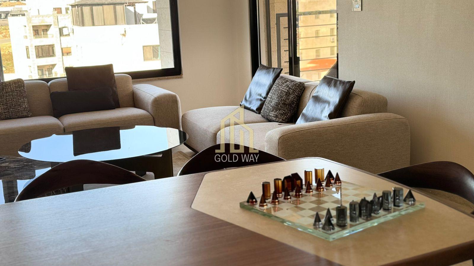 في موقع مميز في دير غبار شقة مفروشة جزئي طابق ثاني 180م بسعر مميز