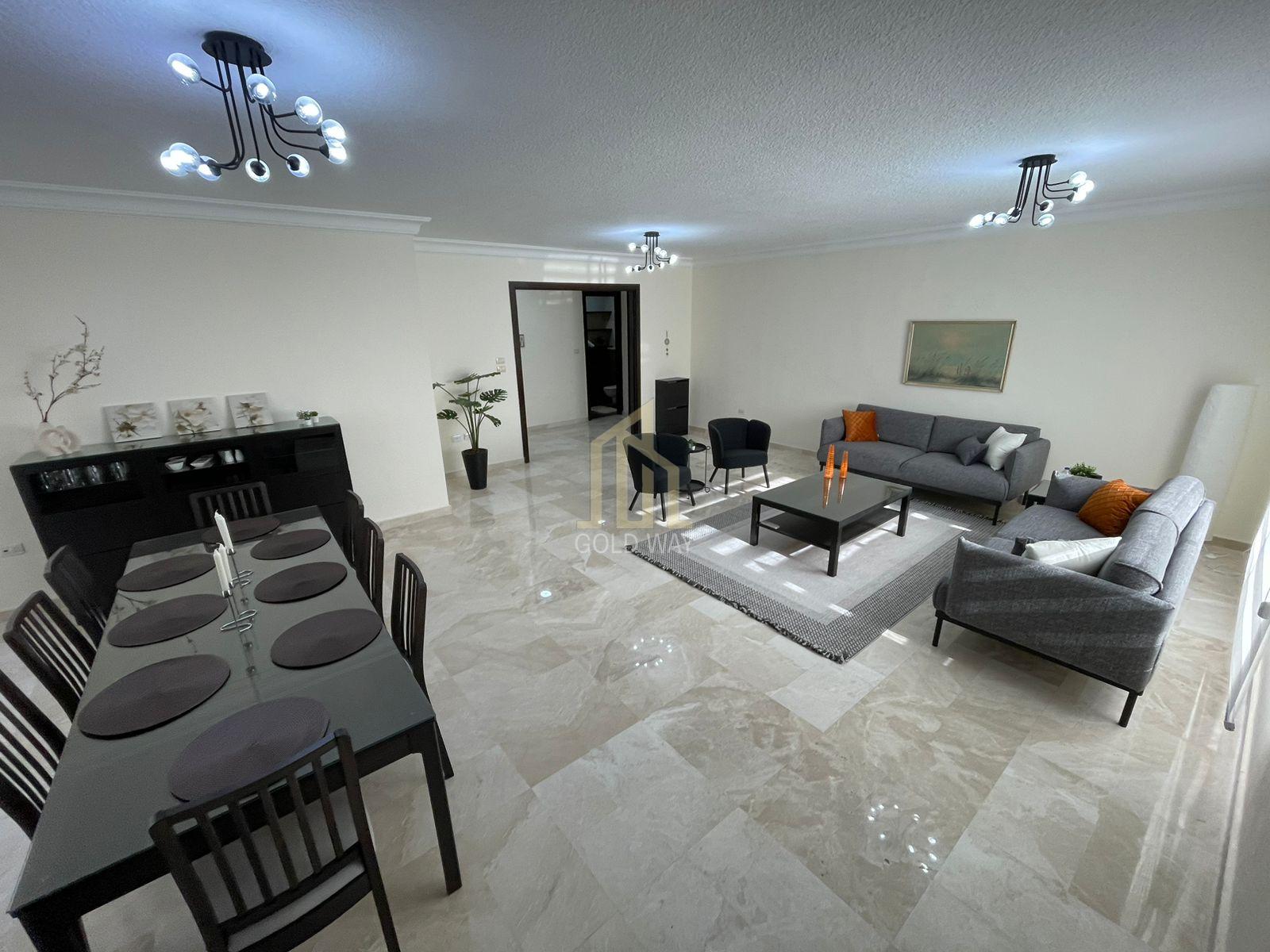 عقار يستحق المشاهدة شقة أرضية180م مفروشة في أجمل مناطق عبدون