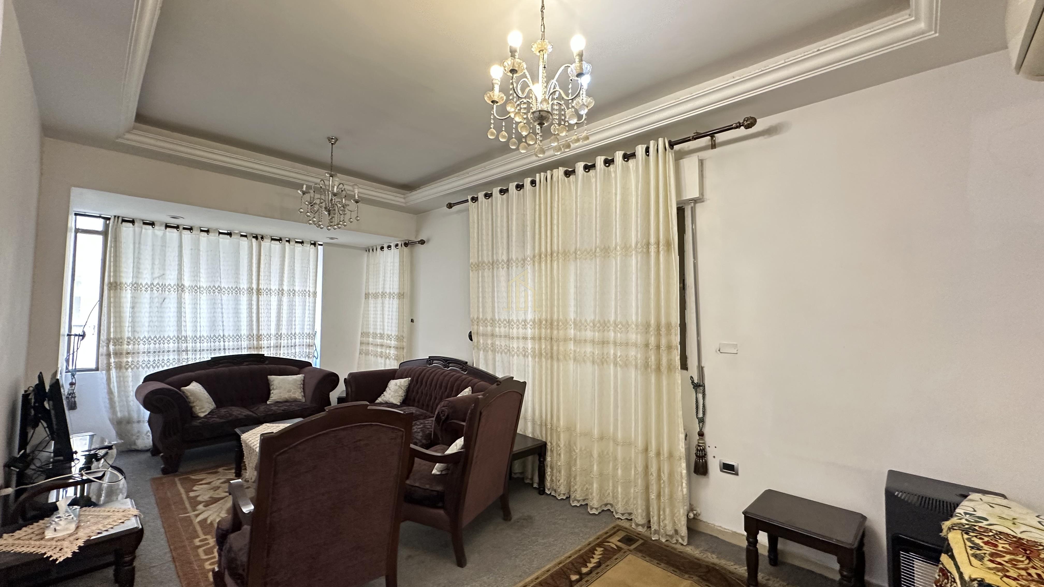 بالقرب من مشفى دار السلام فرصة استثماريه شقة تسويه 113م بسعر مغري