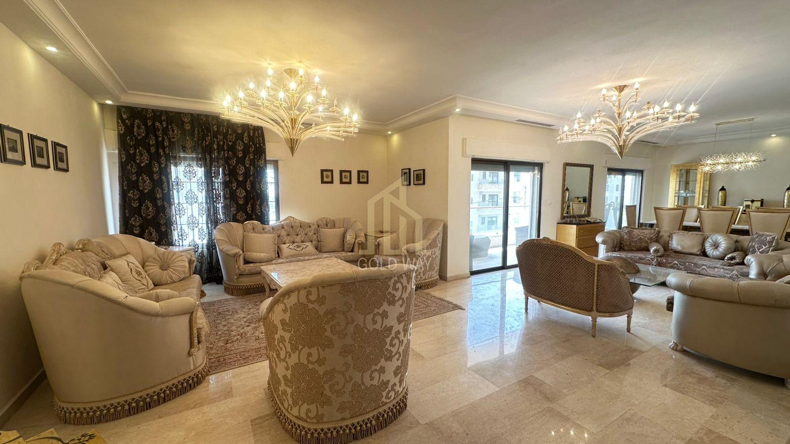 في أجمل مناطق دير غبار شقة طابق ثاني 320م طابقية مفروشة بسعر مميز